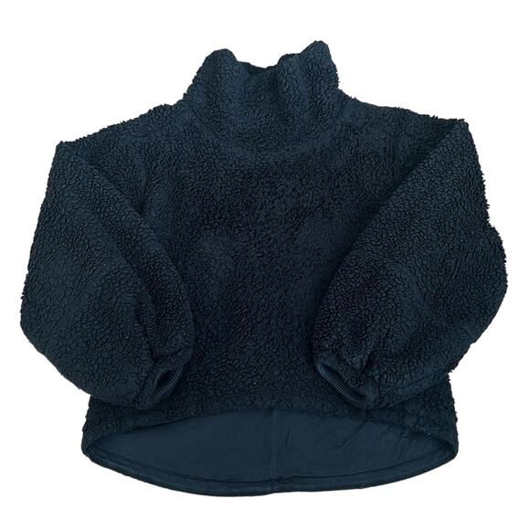 Lululemon Warmth Restore Sherpa Pullover Black S/M - Picture 5 of 8